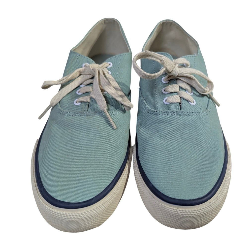 Sperry CVO Canvas Sneaker – 8.5 Seafoam Green STS17597 READ